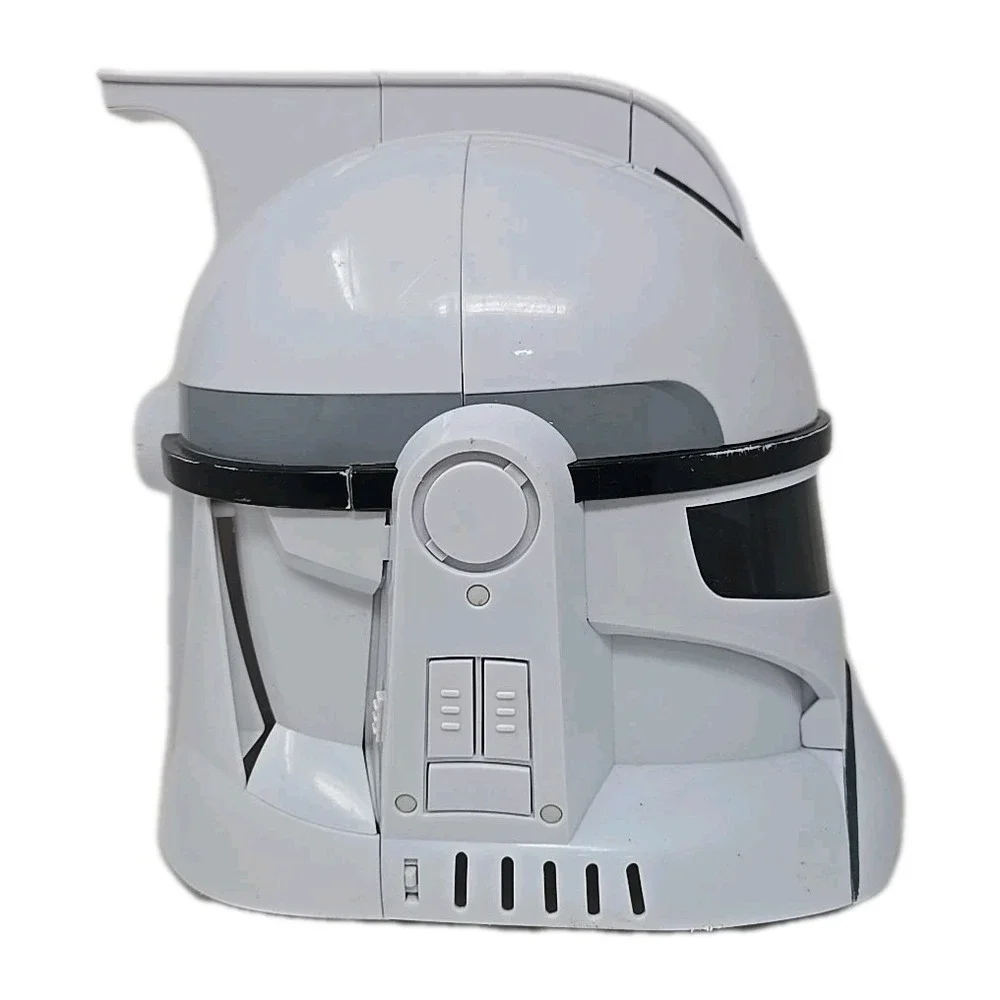 Star Wars Storm Trooper Helmet C042A Hasbro 2008 Talking Voice Changer Works H1a